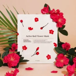 Active Red Flower Mask