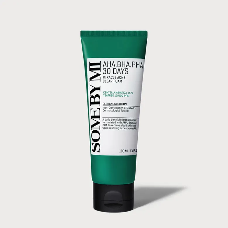 AHA BHA PHA 30 Days Miracle Acne Clear Foam
