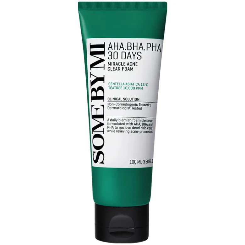 AHA BHA PHA 30 Days Miracle Acne Clear Foam