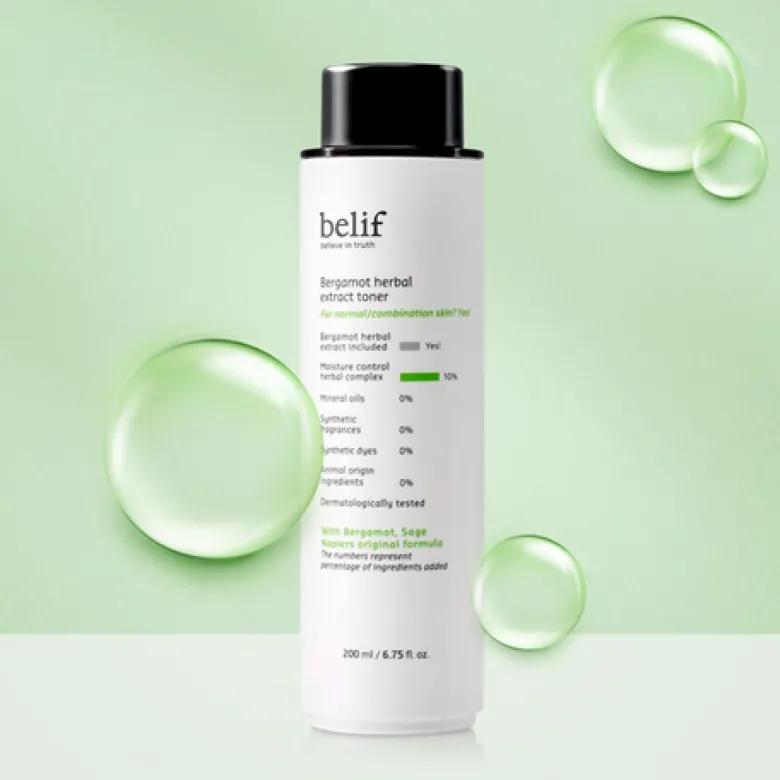Bergamot Herbal Extract Toner