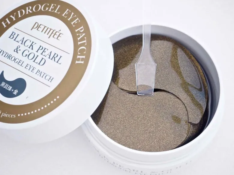 Black Pearl & Gold Hydrogel Eye Patch
