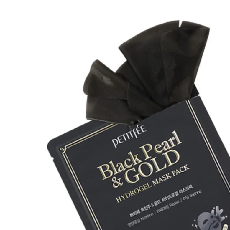 Black Pearl & Gold Hydrogel Mask Pack