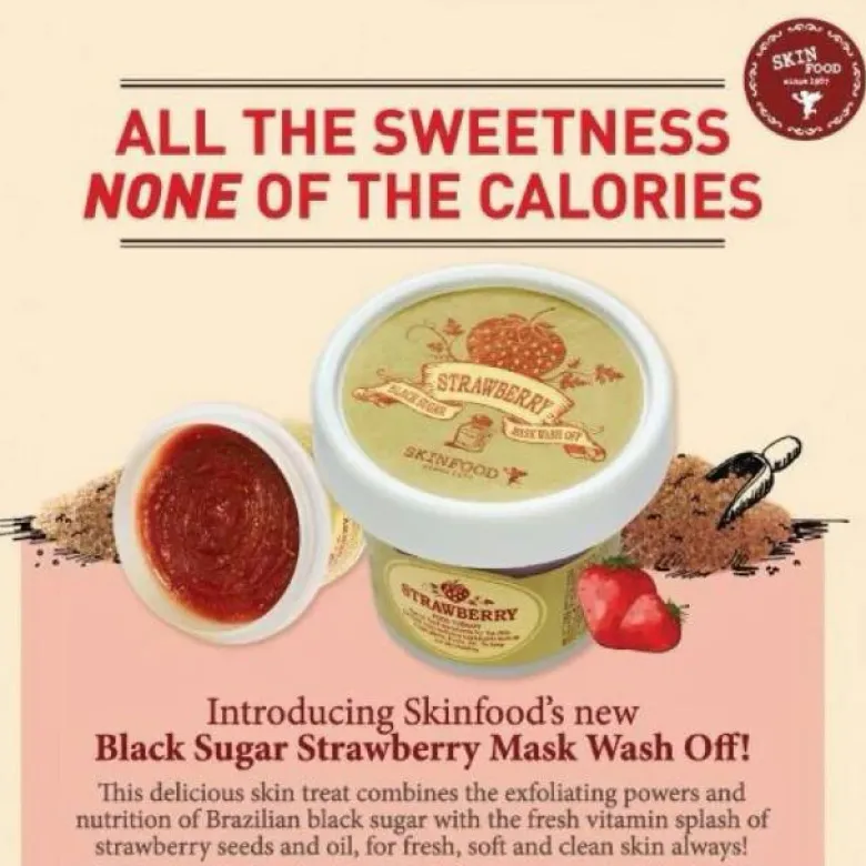 Black Sugar Strawberry Mask Wash Off