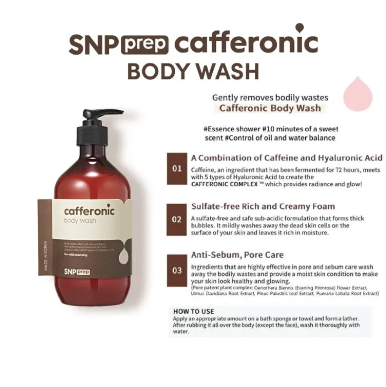 Cafferonic Body Wash
