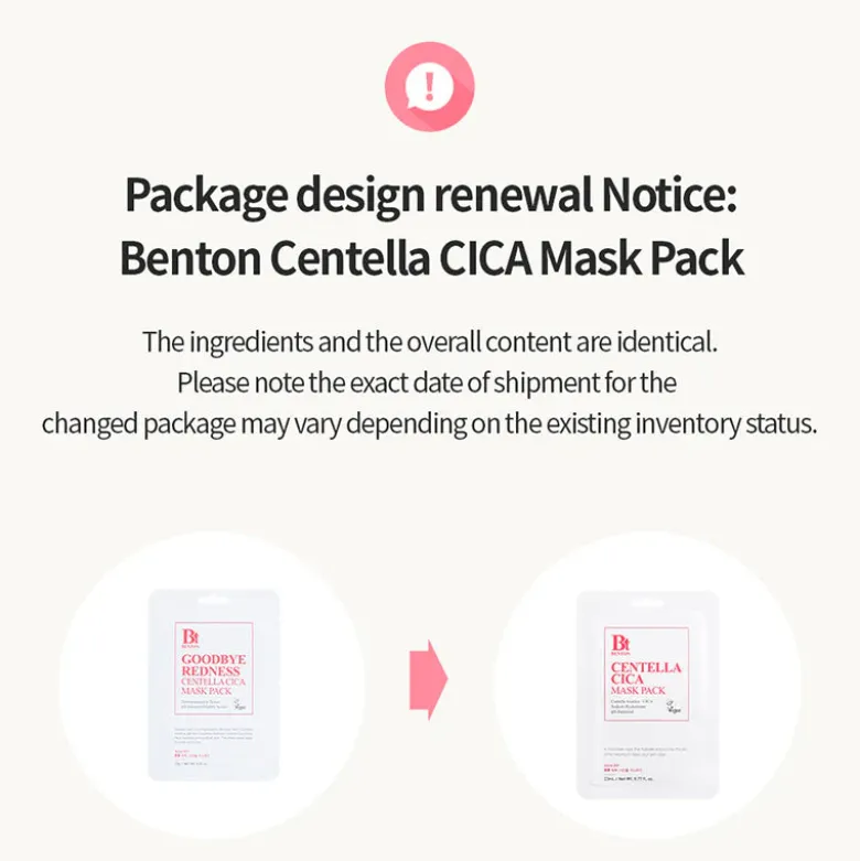 Centella Cica Mask Pack