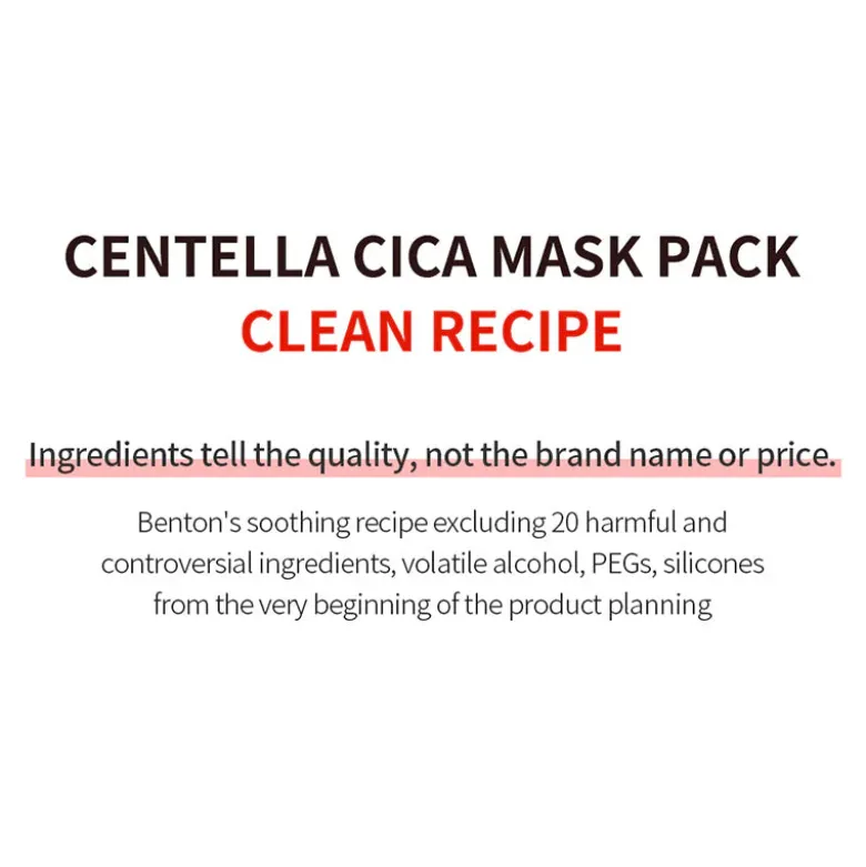 Centella Cica Mask Pack