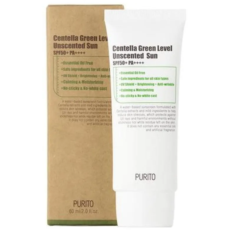 Centella Green Level Unscented Sun SPF20~30