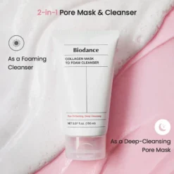 Collagen Mask To Foam Cleanser