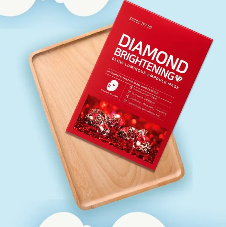 Diamond Brightening Calming Glow Luminous Ampoule Mask
