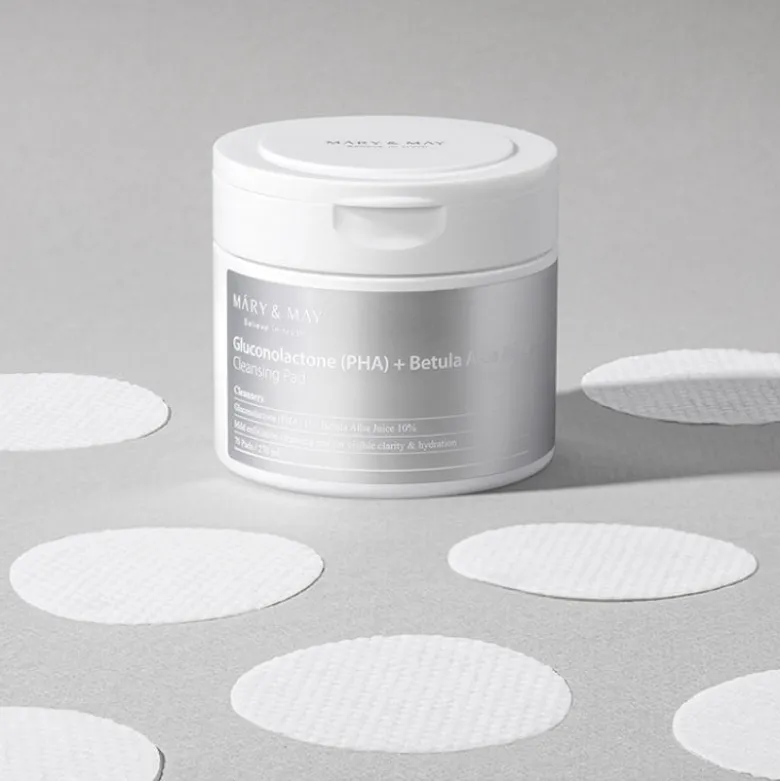 Gluconolactone (PHA) + Betula Alba Juice Cleansing Pad