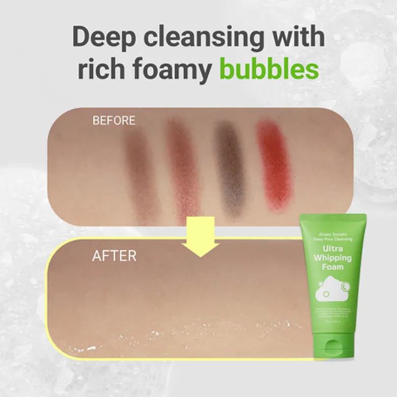 Green Tomato Deep Pore Cleansing Ultra Whipping Foam