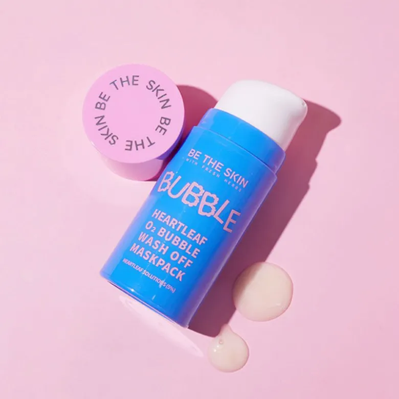 Heartleaf O2 Bubble Wash Off Mask Pack