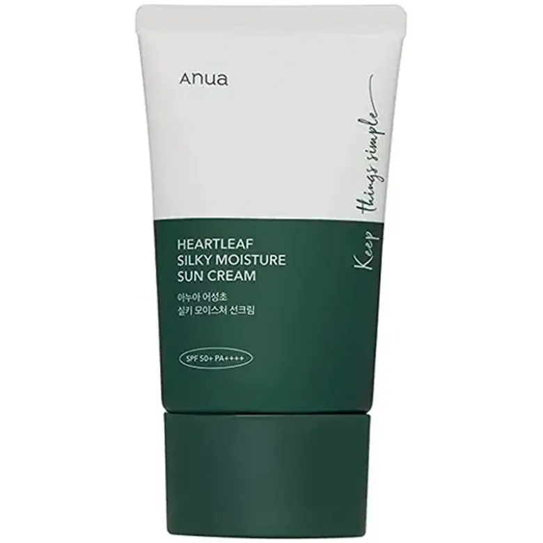 Heartleaf Silky Moisture Sun Cream
