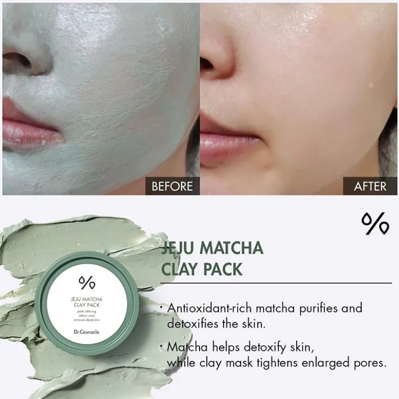 Jeju Matcha Clay Pack