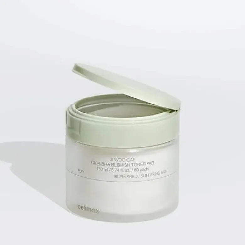Ji Woo Gae Cica BHA Blemish Toner Pad