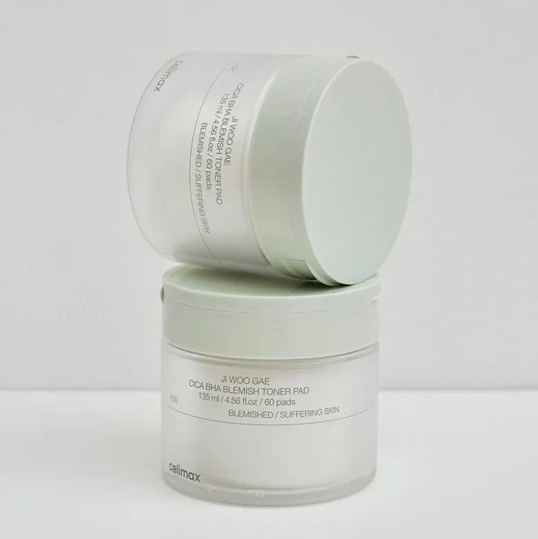 Ji Woo Gae Cica BHA Blemish Toner Pad