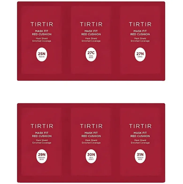 Mask Fit Red Cushion 6 Shade Trial Kit