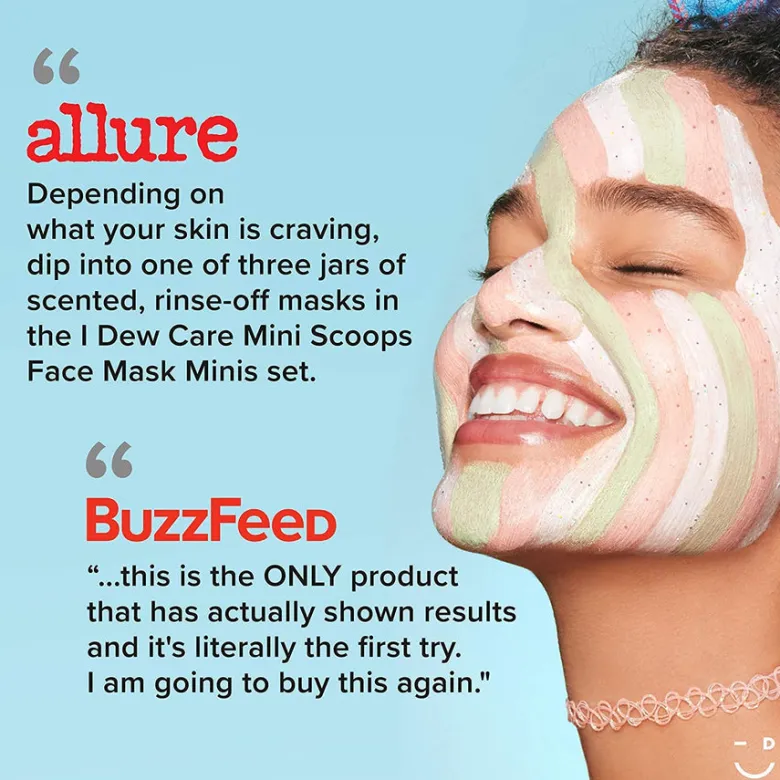 Mini Scoops Ice Cream Flavored Wash-Off Masks