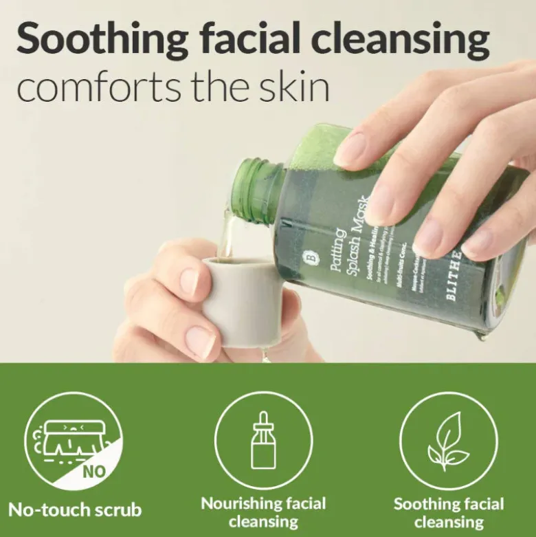 Patting Splash Mask Soothing & Healing Green tea