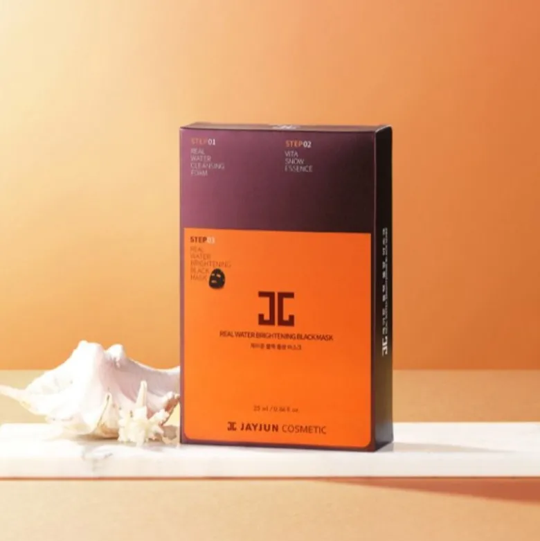Real Water Brightening Black Mask Sheet