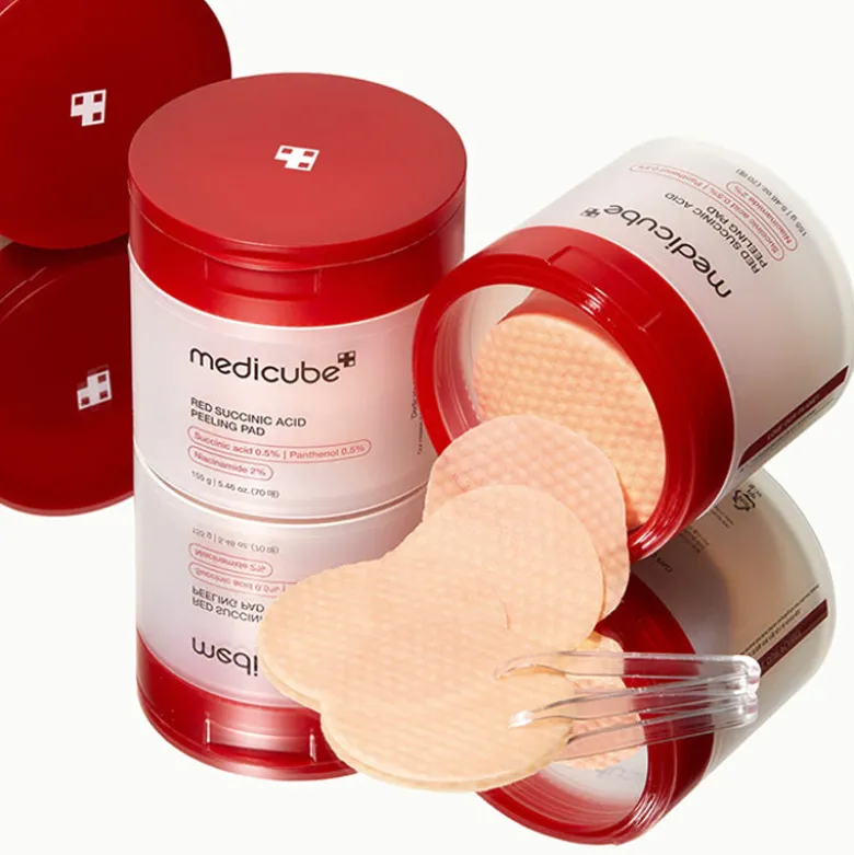 Red Succinic Acid Peeling Pad