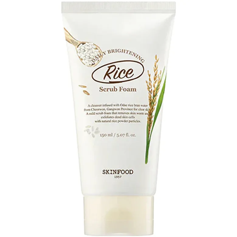Rice Daily Brightening Scrub Foam