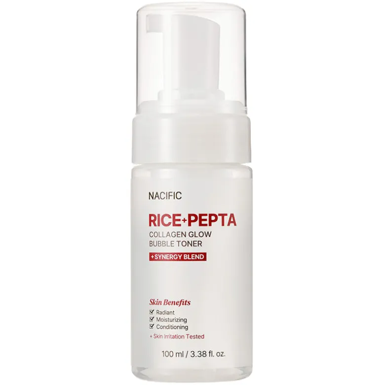 Rice Pepta Collagen Glow Bubble Toner