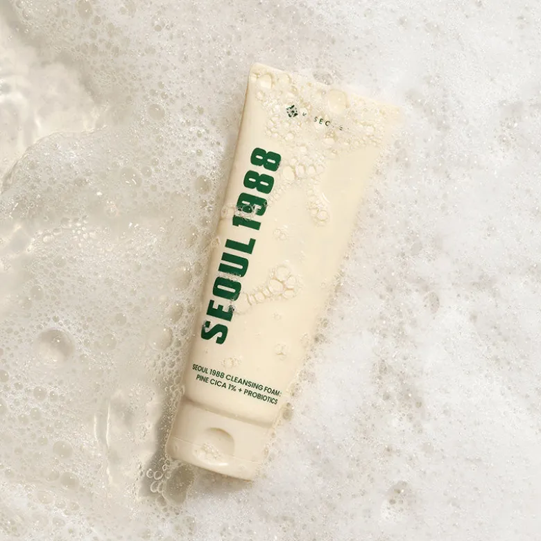 SEOUL 1988 Cleansing Foam : Pine Cica 1% + Probiotics