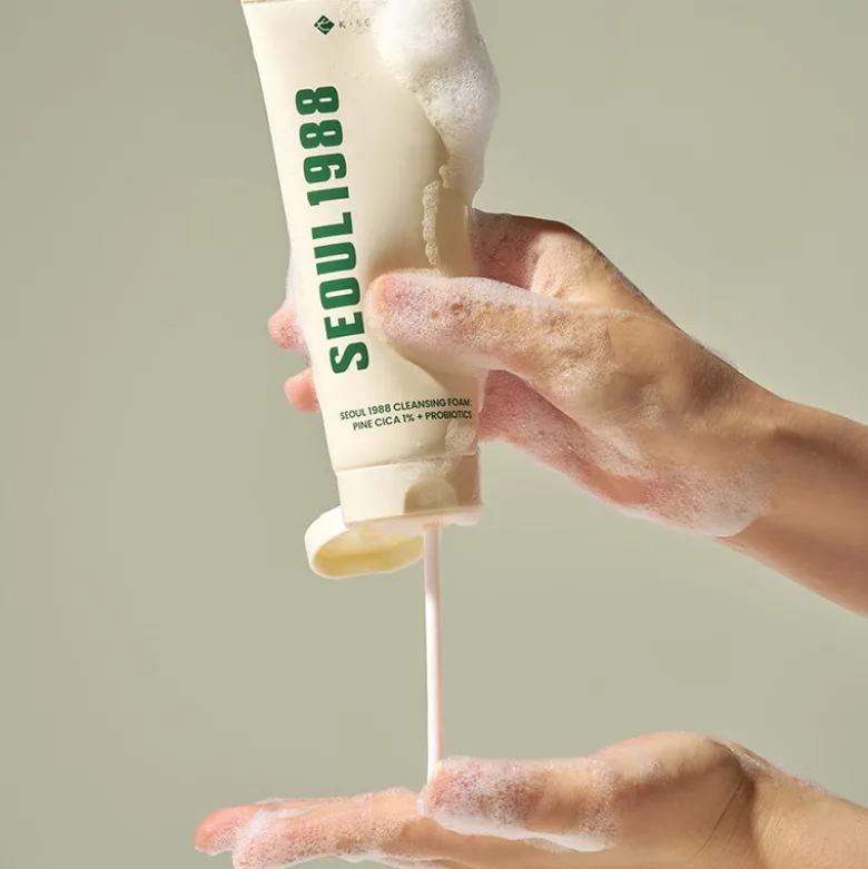 SEOUL 1988 Cleansing Foam : Pine Cica 1% + Probiotics