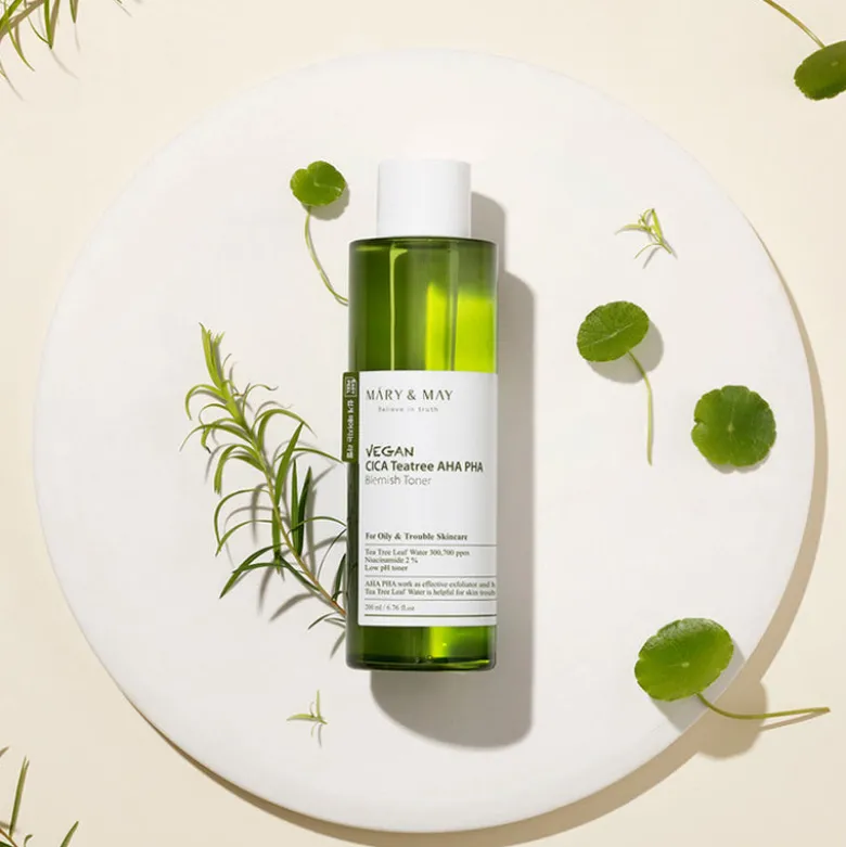 Vegan CICA Tea Tree AHA PHA Toner
