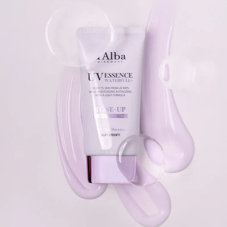 Waterfall Tone-Up Sun Cream (Purple)
