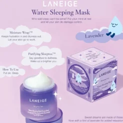 Water Sleeping Mask [Lavender]